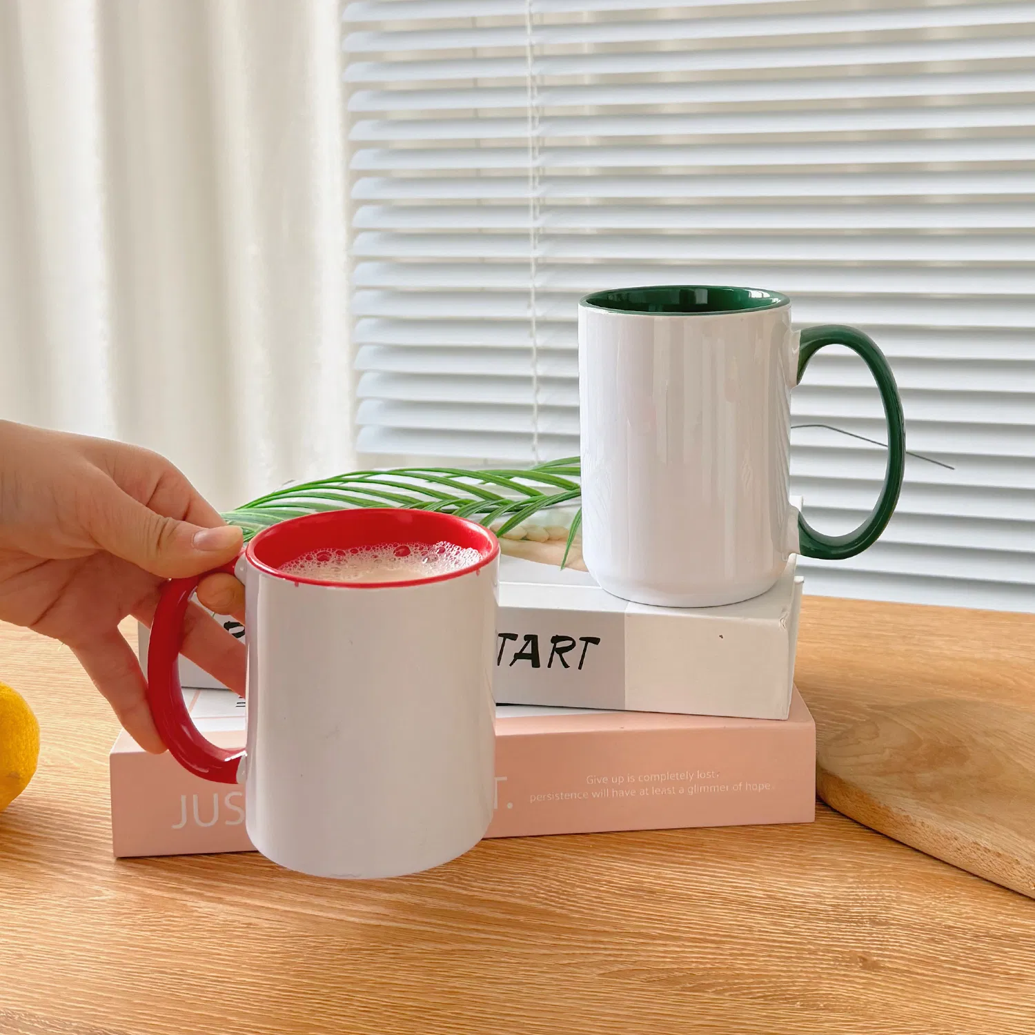 Vintage Artisanal Porcelain Cup: Modern Ceramic Drinkware for All