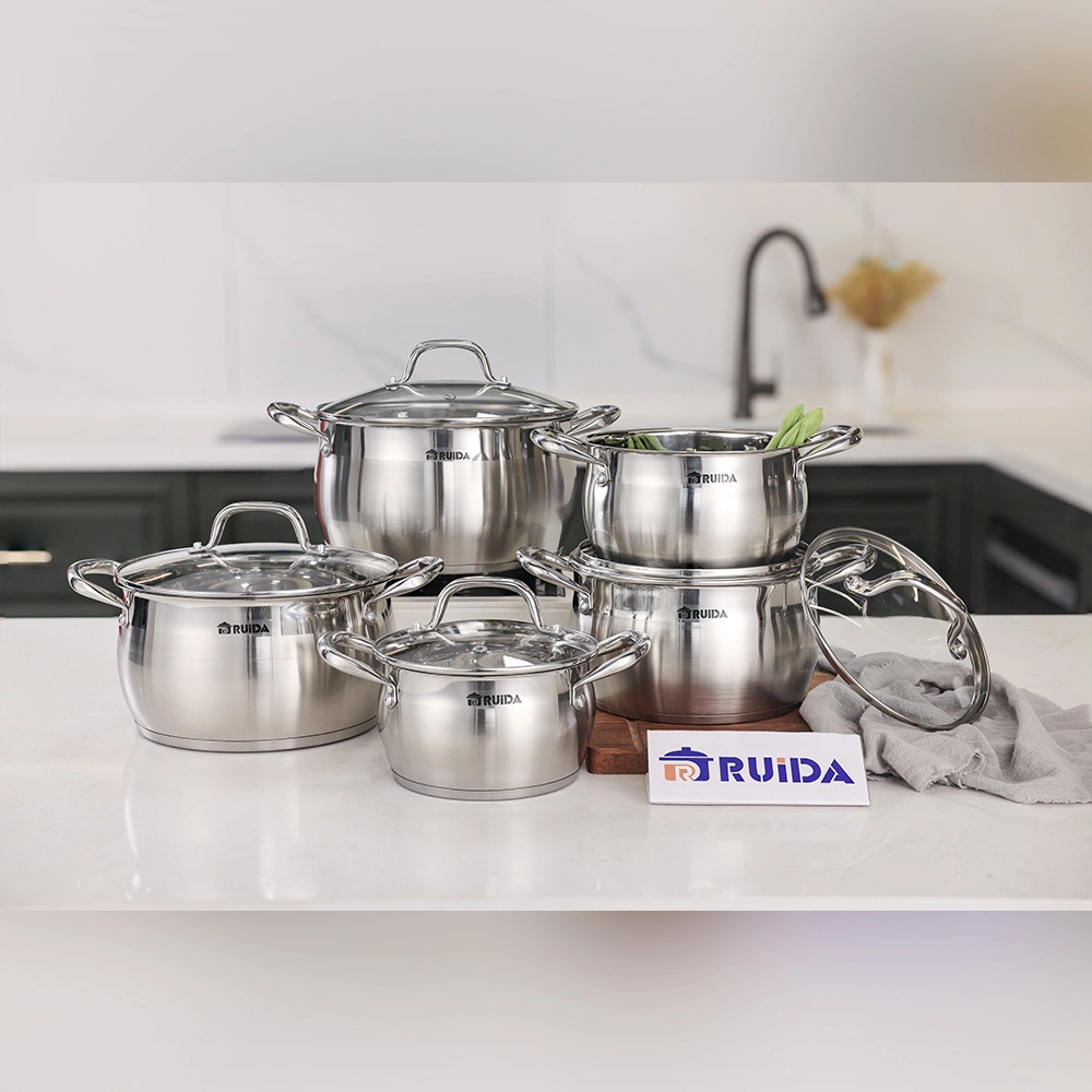Kitchen Appliance, Kitchenware, Kitchen Utensils, Stainless Steel Cookware Set, Cookware