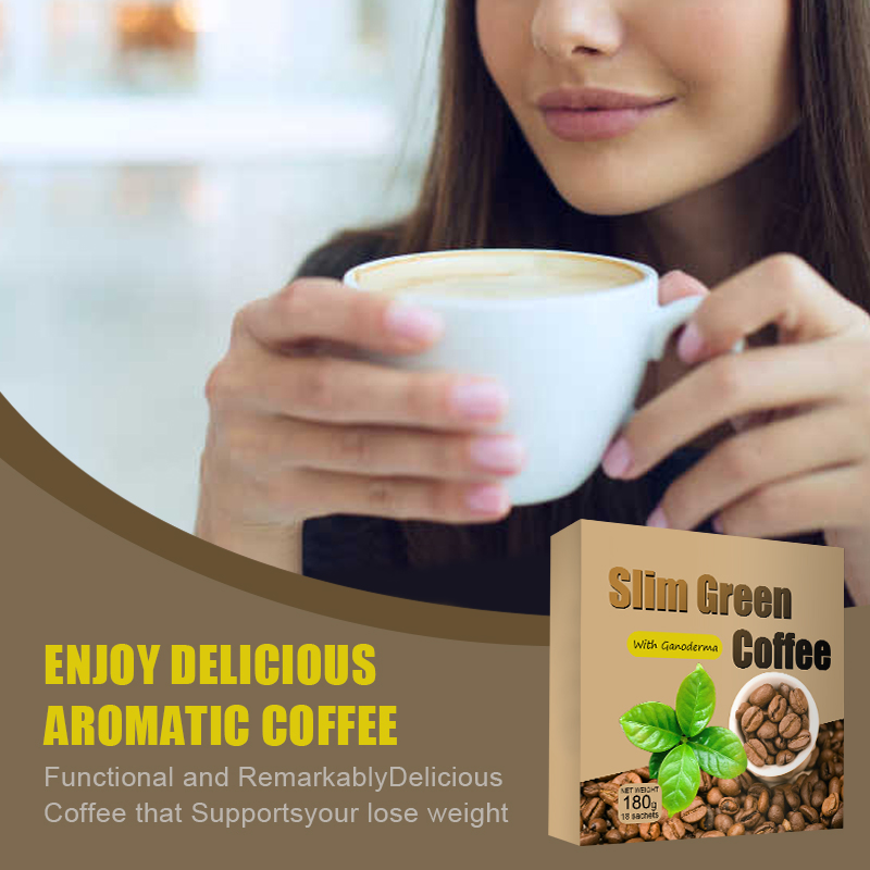 OEM/ODM Weight Loss Herbal Instant Weight Loss Slim Fat Burn Green Coffee Collagen Slimming Coffee with Vitamins