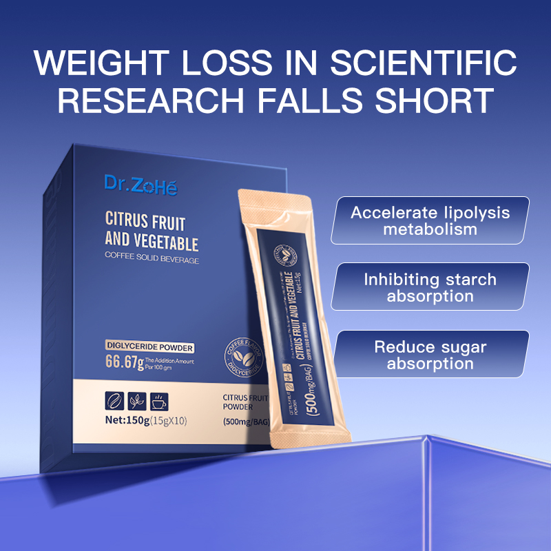 OEM/ODM Solid Beverage Accelerate Metabolism Fat-Burning Citrus Fruit and Vegetable Coffee