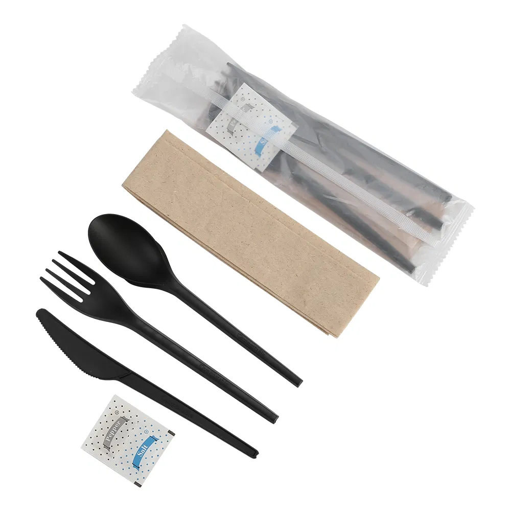 Quanhua OEM PLA Cutlery Disposable Fork Portable Compostable Biodegradable Cutlery