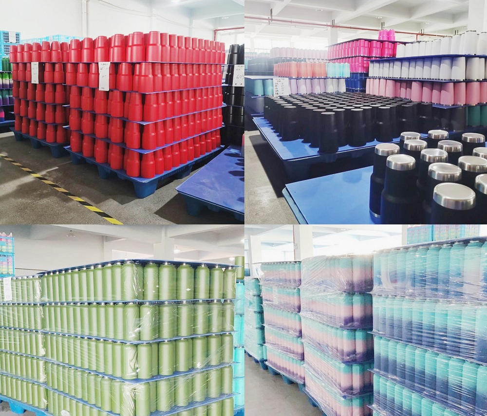 Eco-Friendly Mugs Type 350ml 500ml Double Wall 304 Stainless Steel Tumbler Drinkware