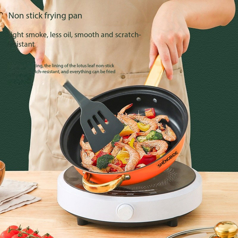 High Aesthetic Multifunctional Kitchen Utensil Pot and Pot Stainless Steel Cookware Set