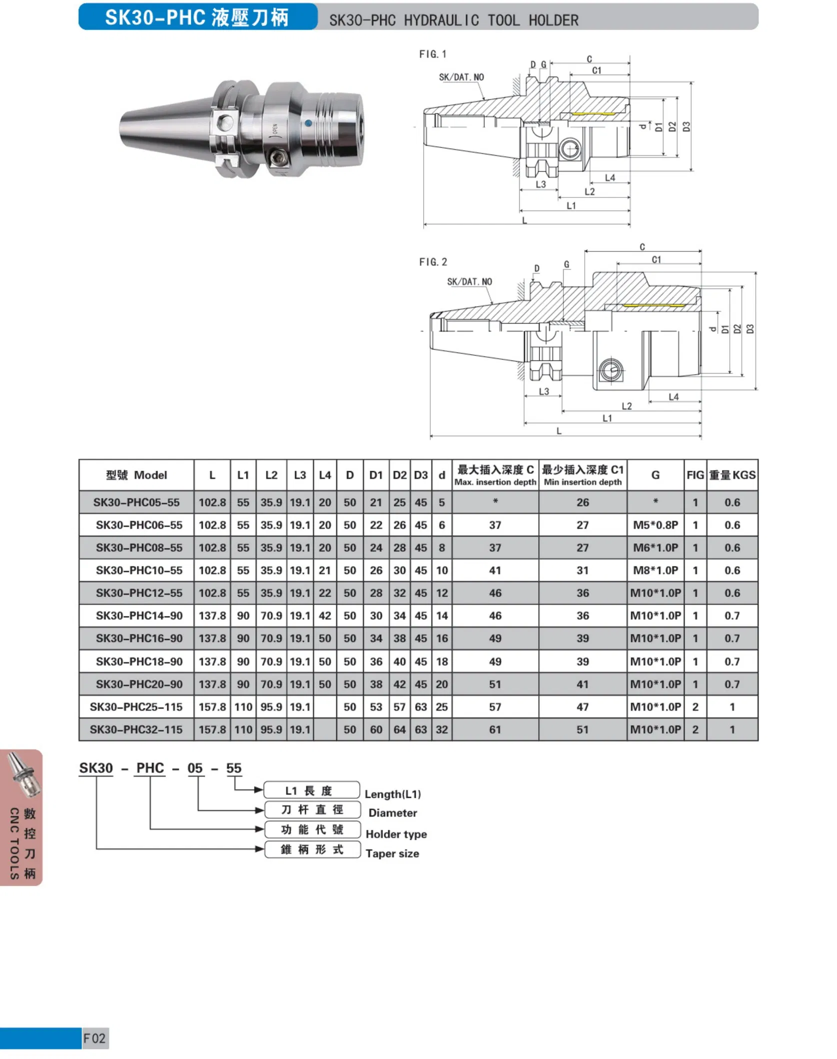 Sk40-C20-135CNC Machine Tools Knife Handle Milling Cutter Damping Tool Holder CNC Tool Holder High-Precision CNC Tools CNC Accessories