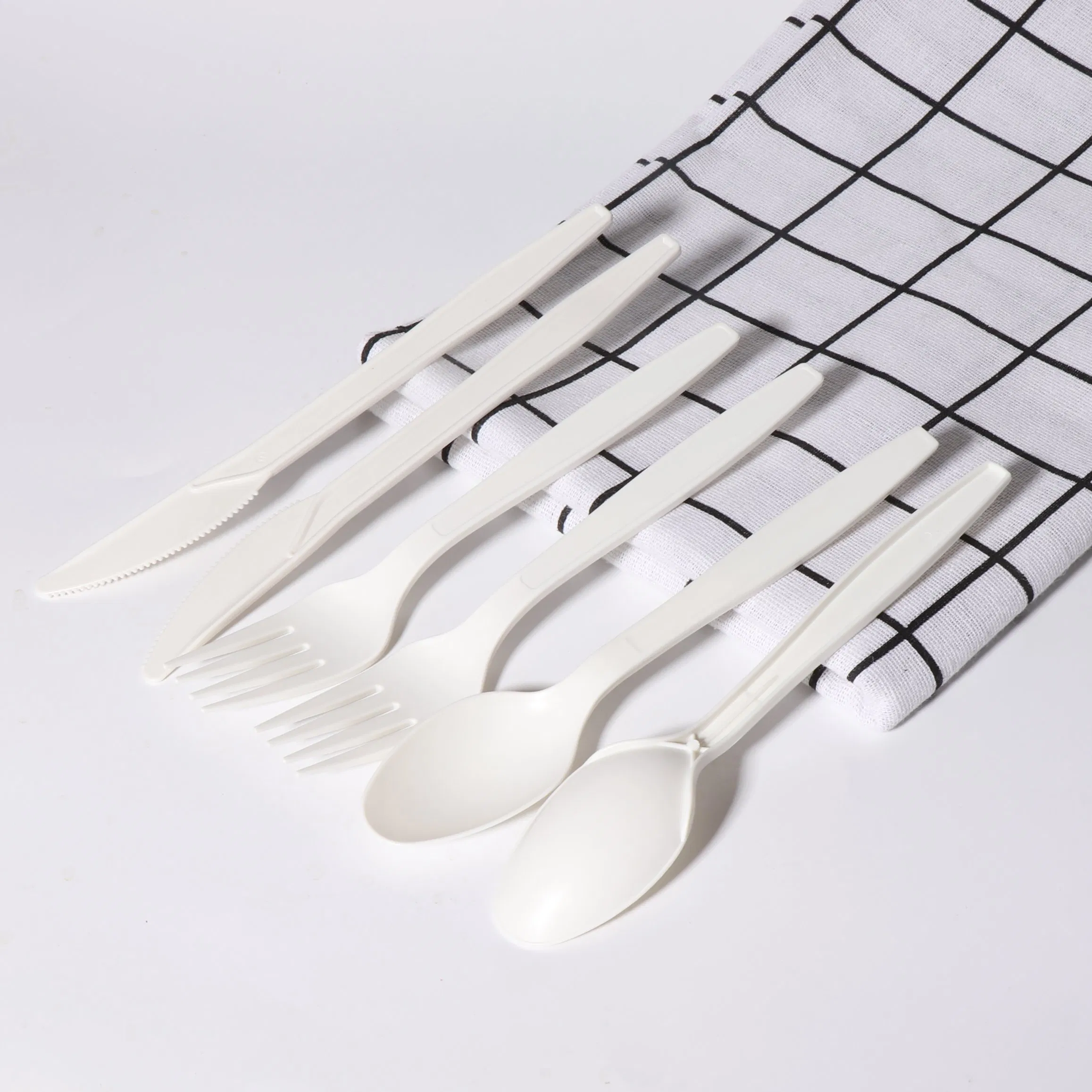 Restaurant Take out Disposable Cutlery Plastic Fork Spoon Knives Set