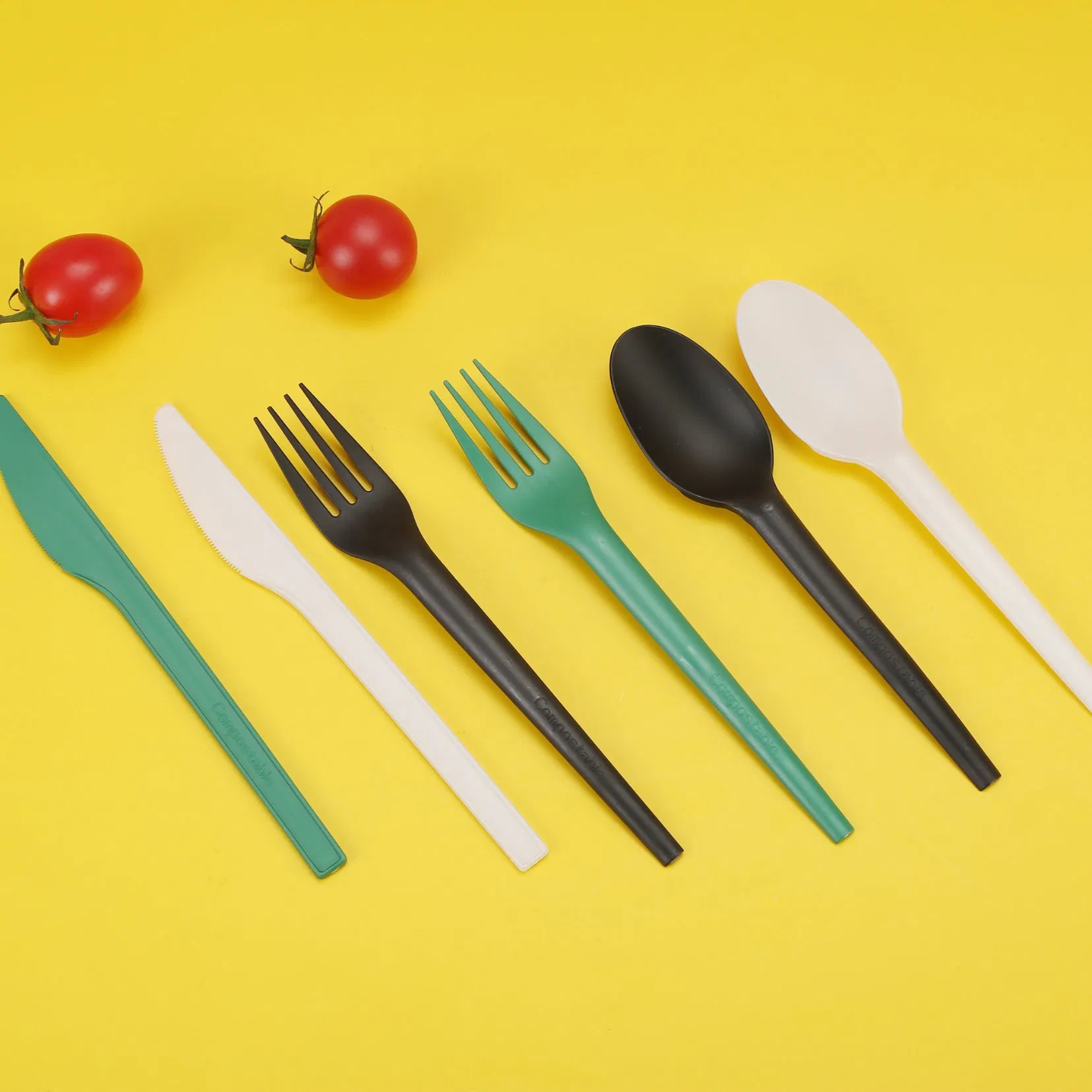 Eco-Friendly Biodegradable Small Forks Tableware Disposable Cutlery