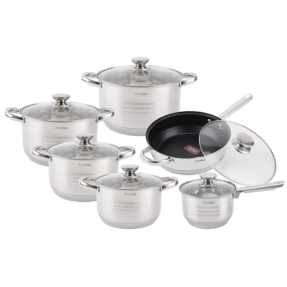 Kitchen Appliance, Kitchenware, Kitchen Utensils, Stainless Steel Cookware Set, Cookware