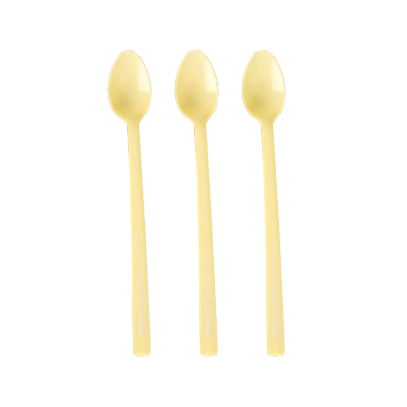PP PS Material Disposable Biodegradable Plastic Spoon Fork Knife White Black Transparent Color Cutlery