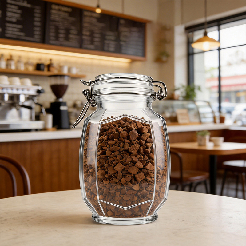 High Quality 100g Instant Coffee Powder with Glass Jar for Gift Daily