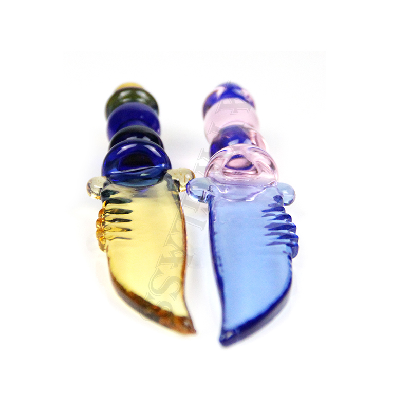 Knife Shape Dabber Glass DAB Tool DAB Rig Smoking Accessories