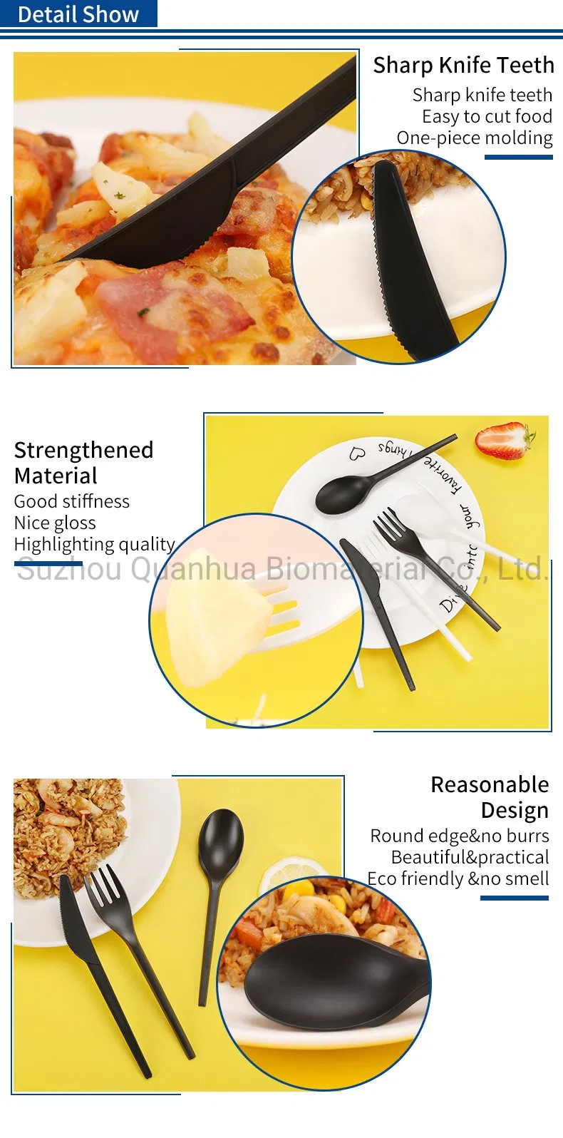 Eco Friendly CPLA Cutlery Details