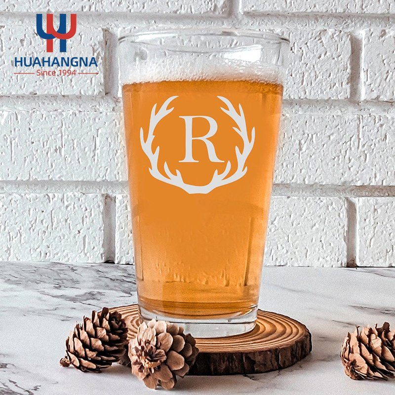 Wholesale Drinking Barware Gift Custom Logo Personalized Crafted Pint Beer Glass for Birthday Wedding Party