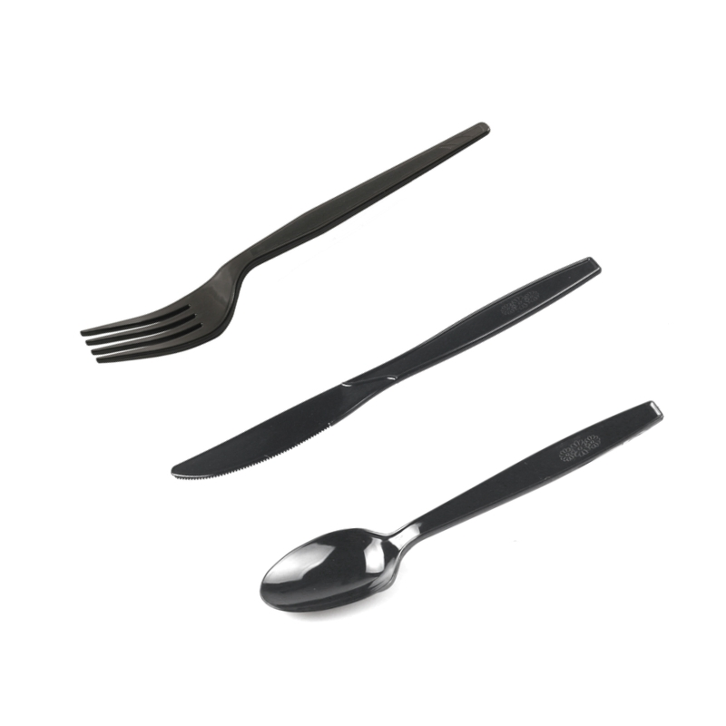 Plastic Fork Knife Spoon Cutlery Take Away Biodegradable BPA Free Cutlery Set