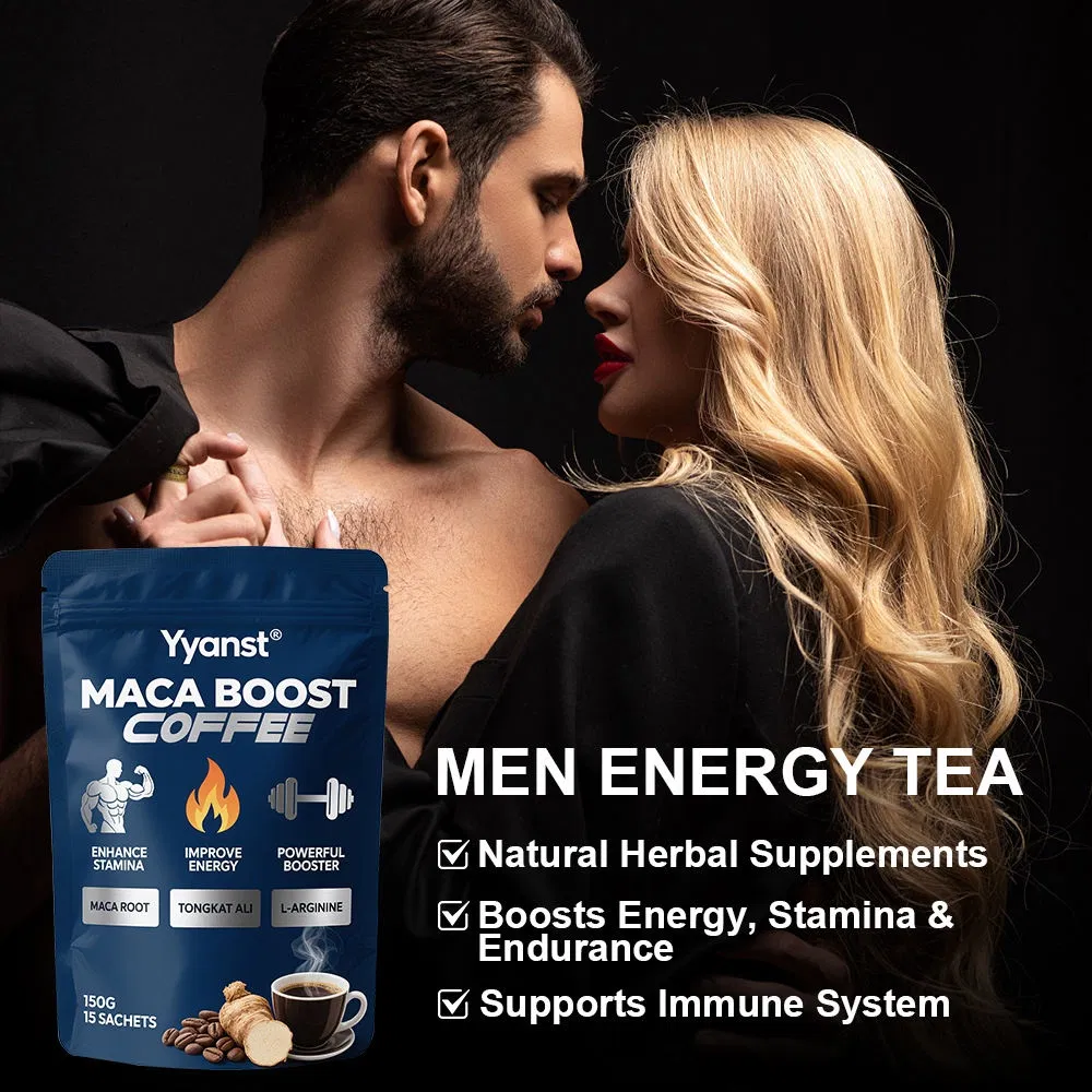 Macca Epimedium Men's Energy Boosting Supplement Enhancing Stamina Energy Coffee