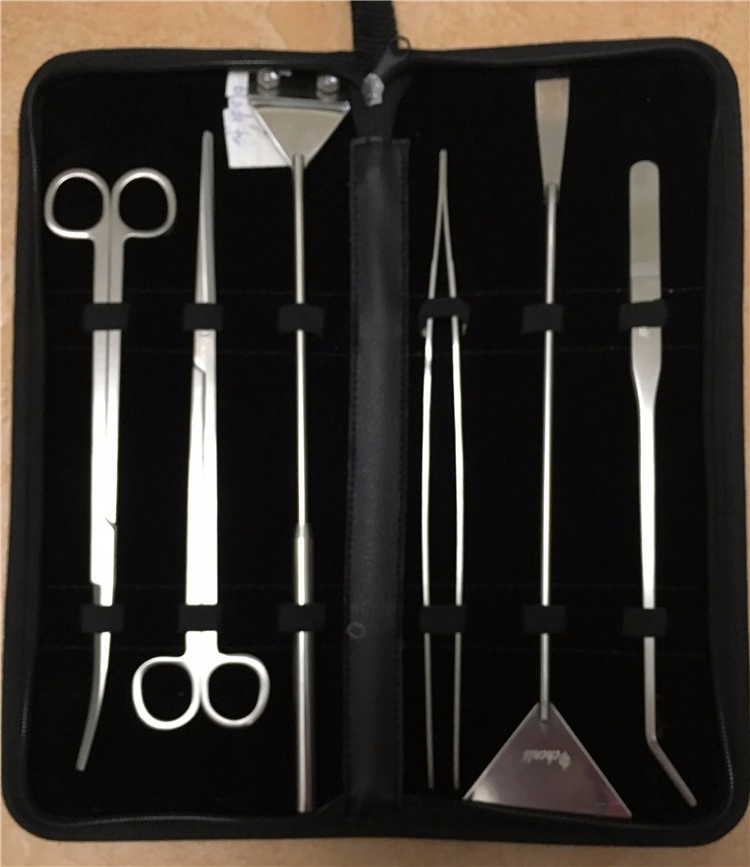 Stainless Steel Aquarium Plant Tools Set Fish Tank Cleaning Tools Kit