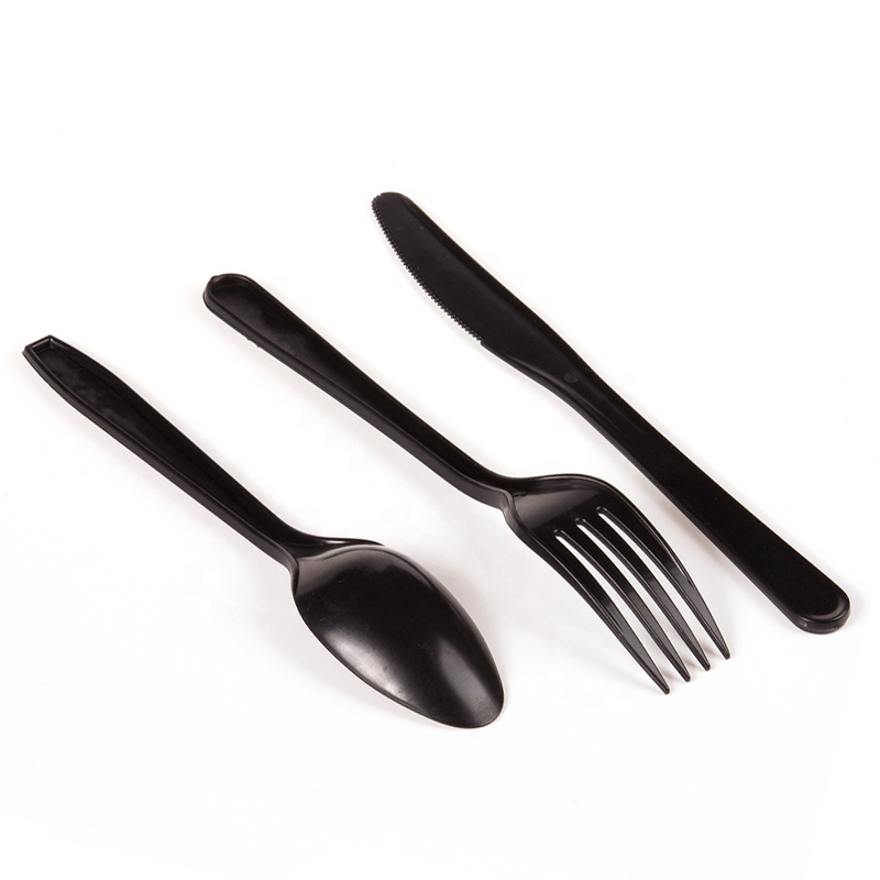 Disposable Biodegradable Plastic Spoon Fork Knife Cutlery