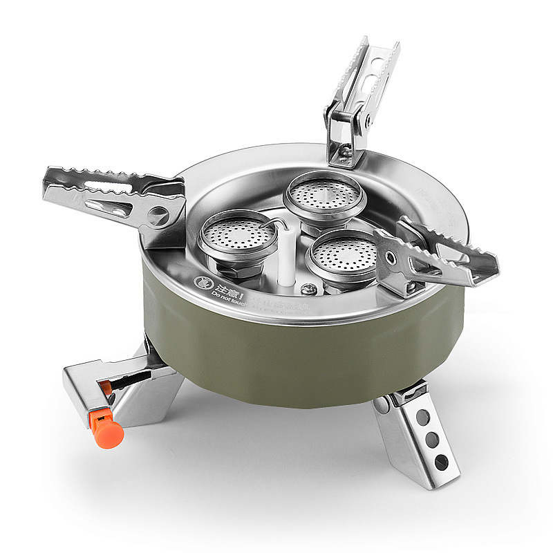 Outdoor Mini Mighty Fire Cartridge Stove Wholesale Triangle Portable Camping Cookware