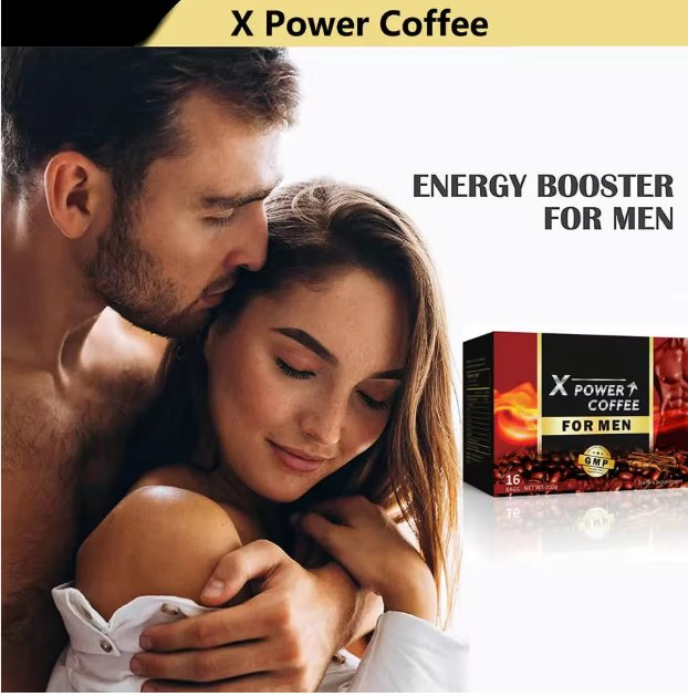 Supplier Natural Herbs Men Powder Energy Black Coffee Increase Energy Improve Physical Strength Men Powder Energy Coffee