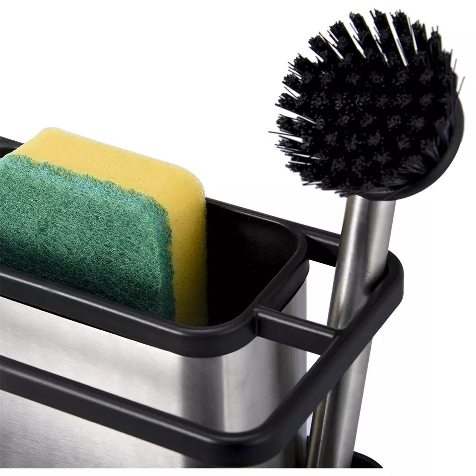 Hot Sale Stainless Steel and Plastic Kitchen Storage Organizer