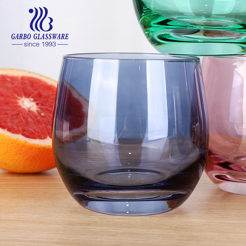 High-End 340ml Machine Blown Wine Glass Low MOQ Barware