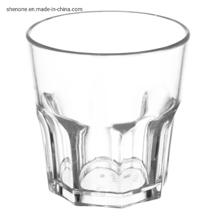 Shenone High Quality Plastic Wine Tumbler Drinkware Wholesale PS Whiskey Cup