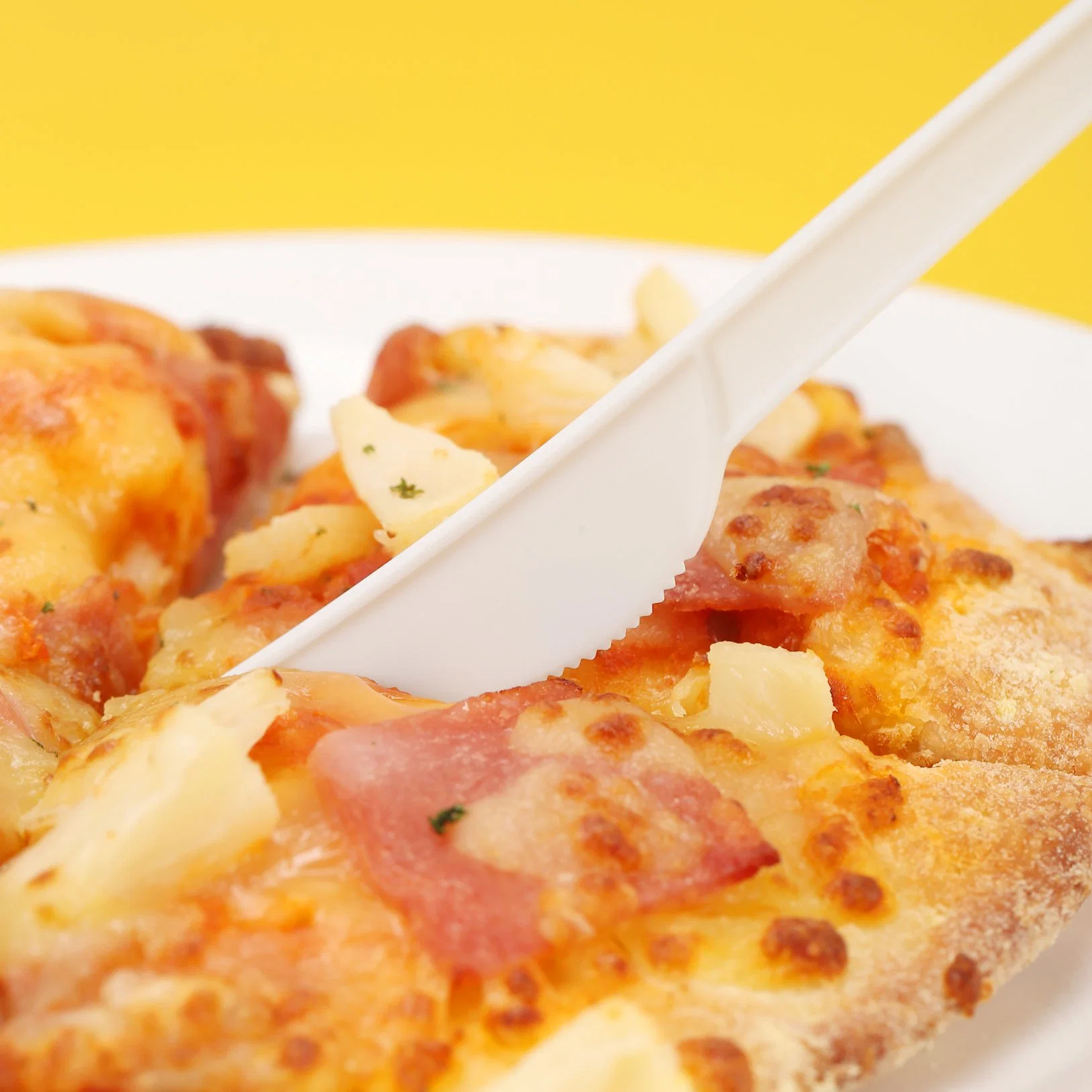 Hot Selling Cheap Custom White Disposable Plastic Fruit Fork Biodegradable Cutlery