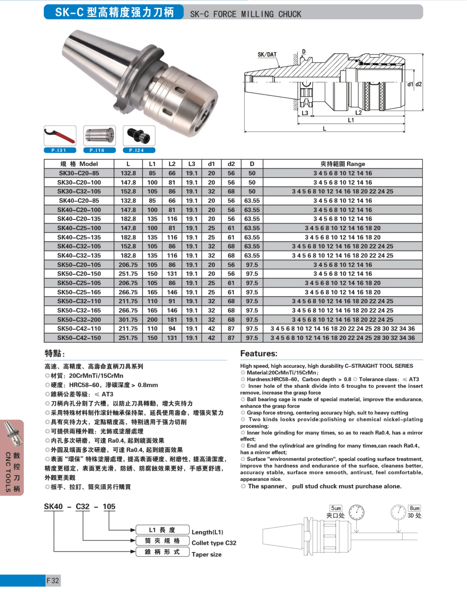 CNC Tool Holder Detail 2