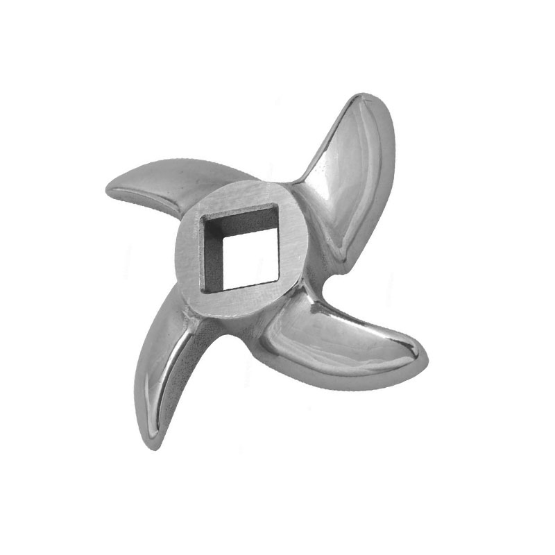 Guangdong Factory Direct Sale Custom Precision CNC Machining Stainless Steel Disc Knife Replacement Accessories Food Mixer Parts