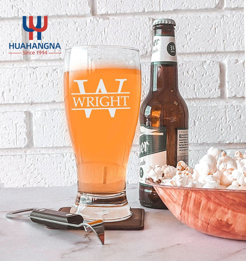 Wholesale Drinking Barware Gift Custom Logo Personalized Crafted Pint Beer Glass for Birthday Wedding Party