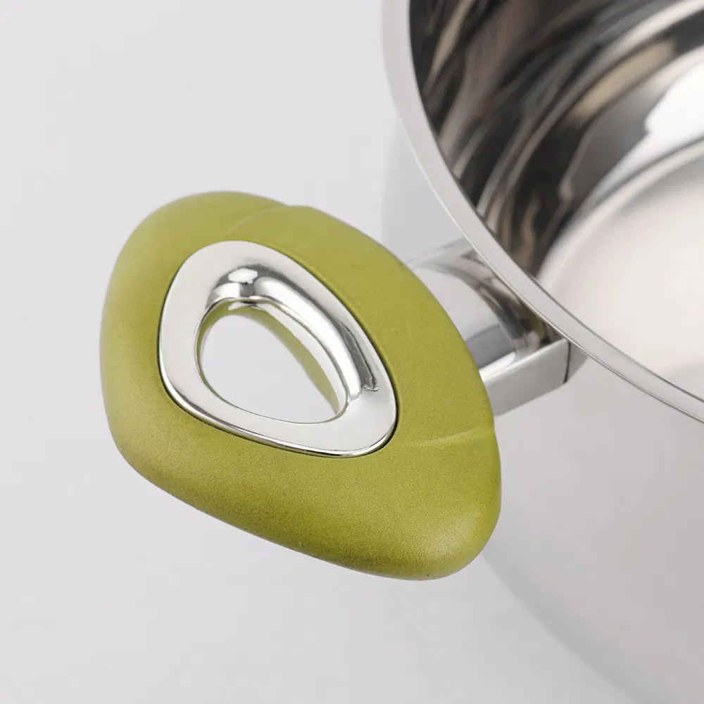 Home Kitchen Outdoor Hot Sale Stainless Steel Cookware with Glass Lid