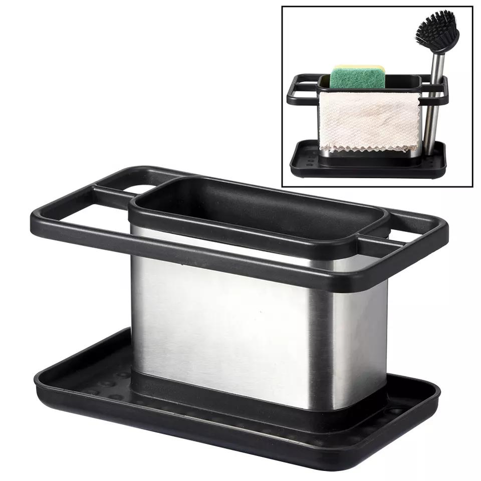 Hot Sale Stainless Steel and Plastic Kitchen Storage Organizer