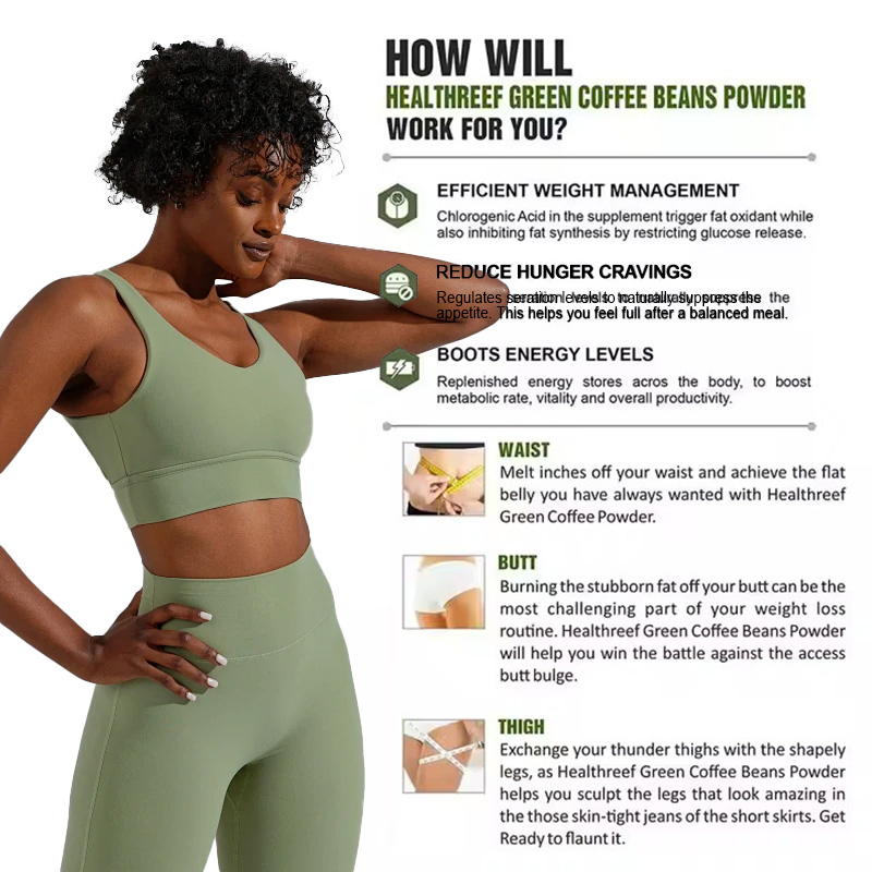 OEM/ODM Natural Slim Green Coffee Weight Loss Supplement Fat Burning Slimming Green Coffee Boost Energy Levels Reduce Hunger Appetite Suppression