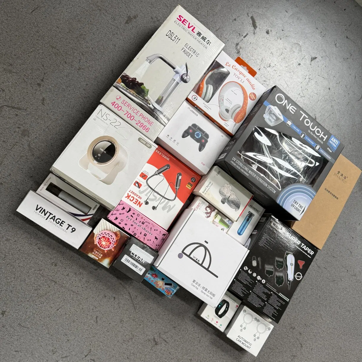 Returned Consumer Electronics Liquidation Lot Small Appliances as-Is