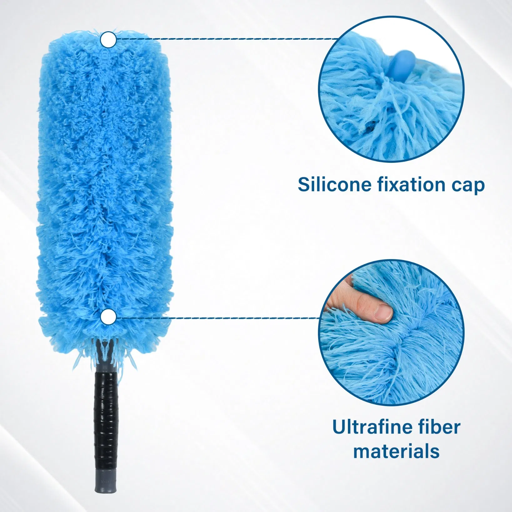 Telescopic Ceiling Duster Reusable Microfiber Ceiling Fan Cleaning Tool