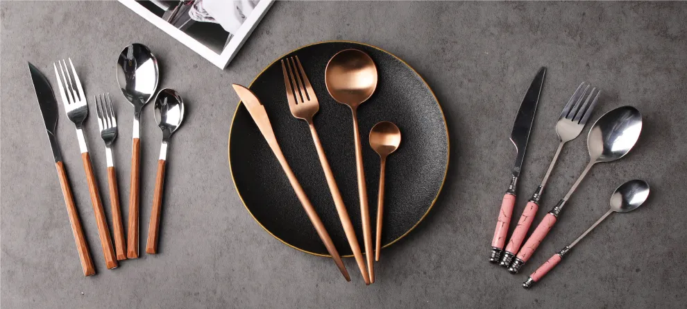 Gold Stainless Steel Cutlery Set