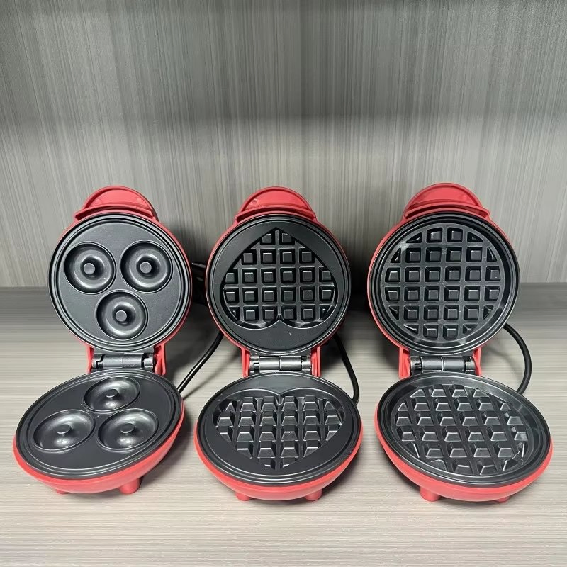 Electric Mini Waffles Maker Machine Kitchen Cooking Appliance for Kids Breakfast Dessert Pot Small Fried Eggs Wafel Maker