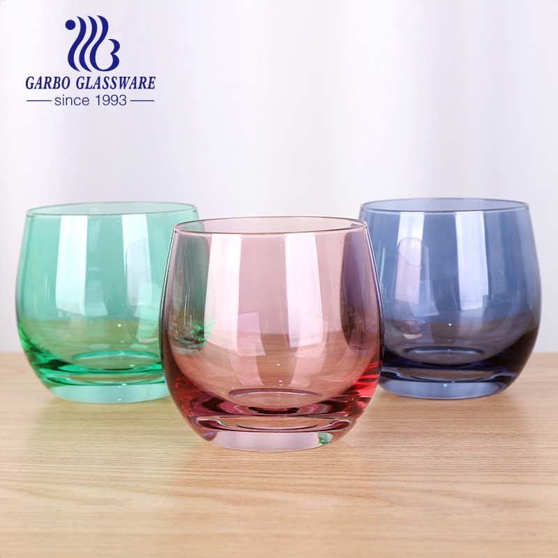 High-End 340ml Machine Blown Wine Glass Low MOQ Barware