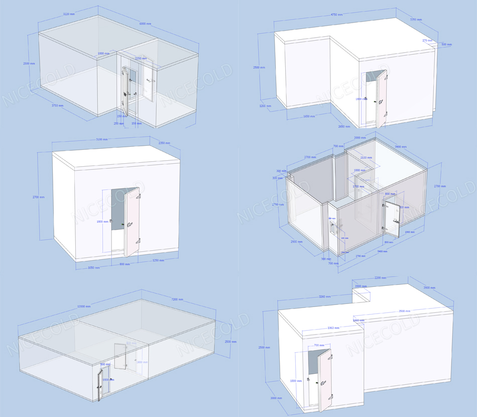 Commercial Cold Room for Meat Seafood and Frozen Food Storage