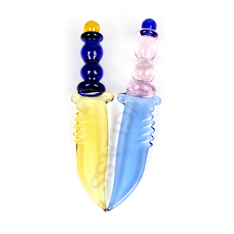 Knife Shape Dabber Glass DAB Tool DAB Rig Smoking Accessories