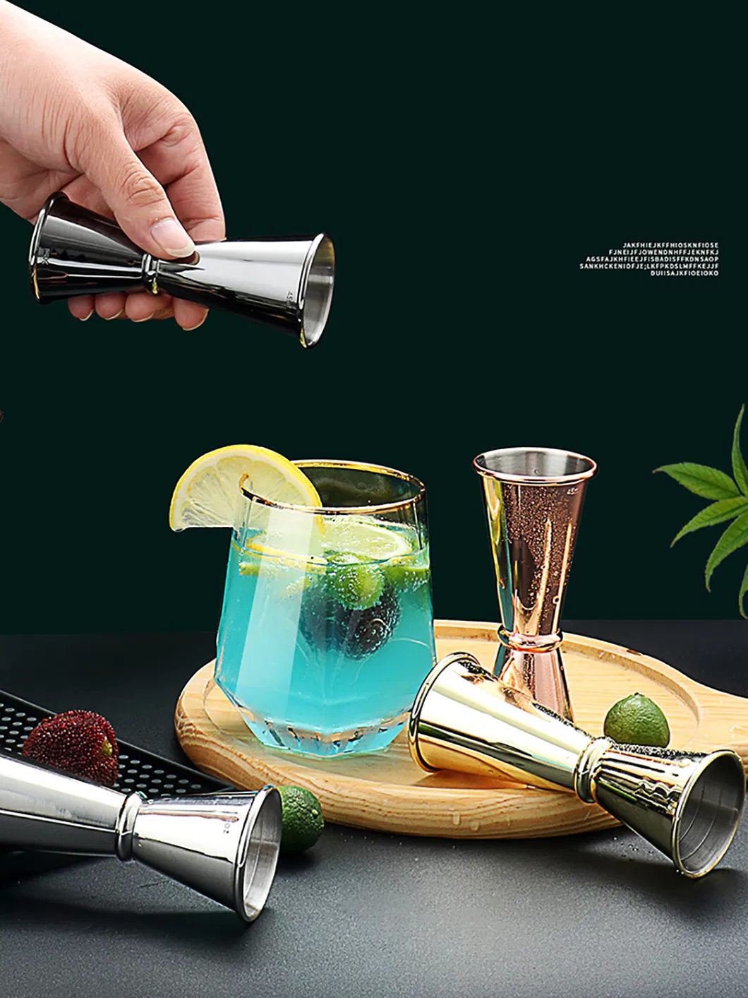 Stainless Steel Jigger Detail 3