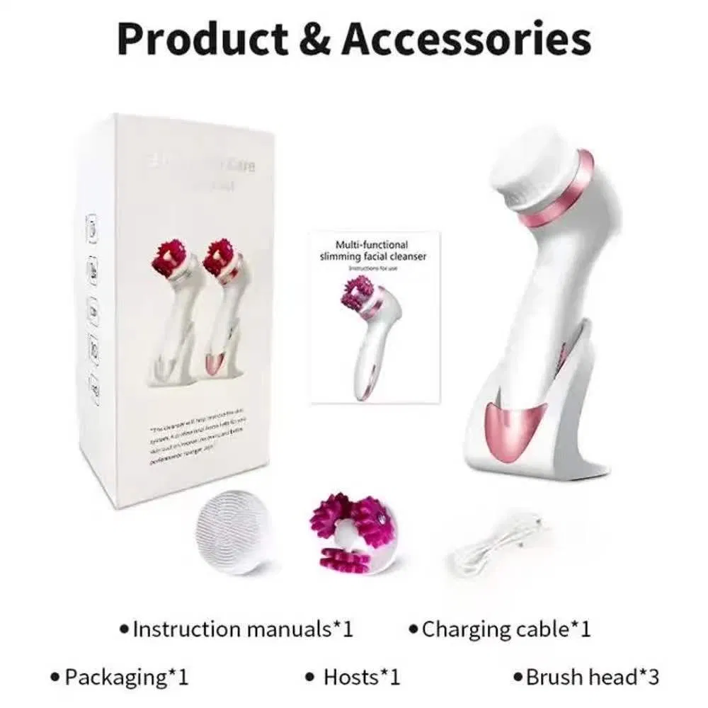 6 in 1 Electric Facial Skin Care Massager Blackhead Cleaning Tools