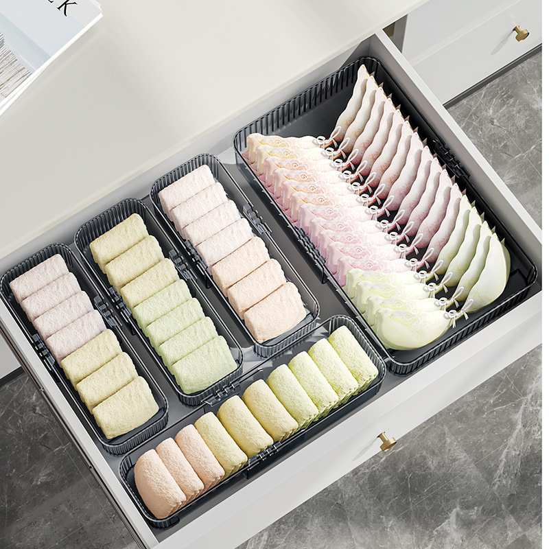 Household Plastic Drawer Organizer for Kitchen, Living Room