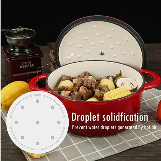 2.7L Cast Iron Casserole/Cast Iron Cookware BSCI LFGB FDA Approved