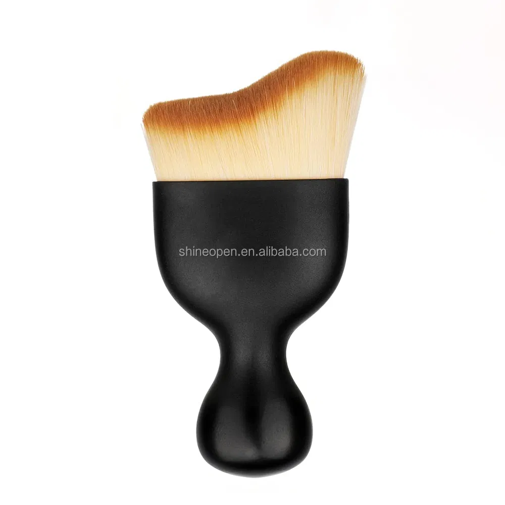 Black handle Brown hair