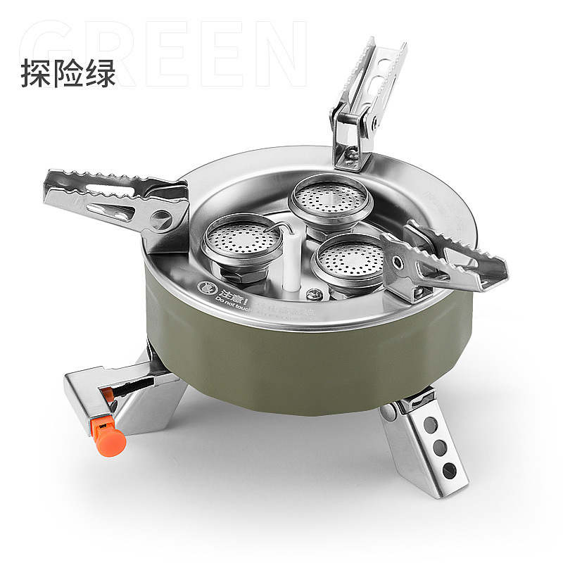 Outdoor Mini Mighty Fire Cartridge Stove Wholesale Triangle Portable Camping Cookware