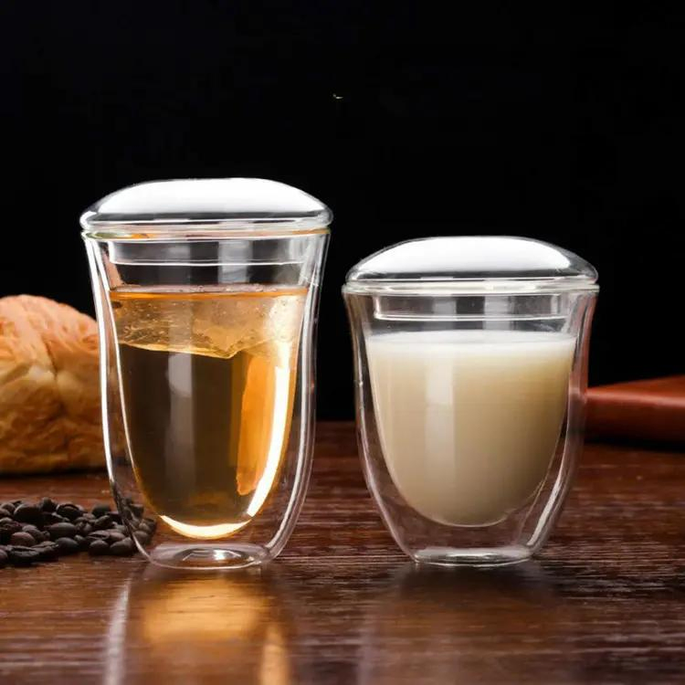 Tumbler Luxury Coffee Cups Double Wall Glass Tea Cups Glass Drinkware