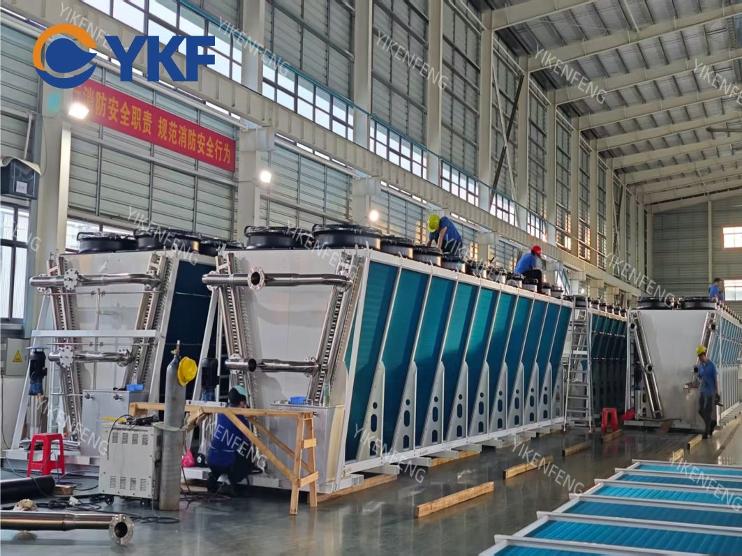 Robust Energy-Saving Epoxy-Coated Aluminum Fins Adiabatic Dry Cooler