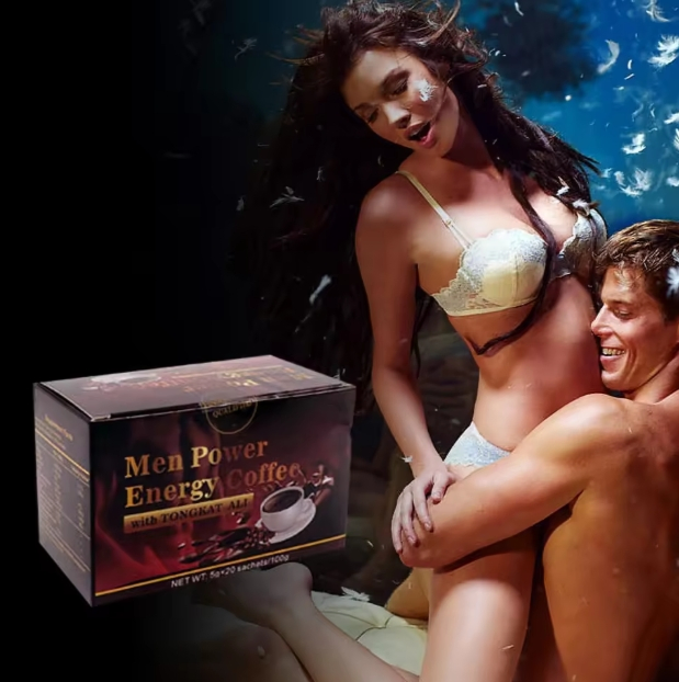 Supplier Natural Herbs Men Powder Energy Black Coffee Increase Energy Improve Physical Strength Men Powder Energy Coffee