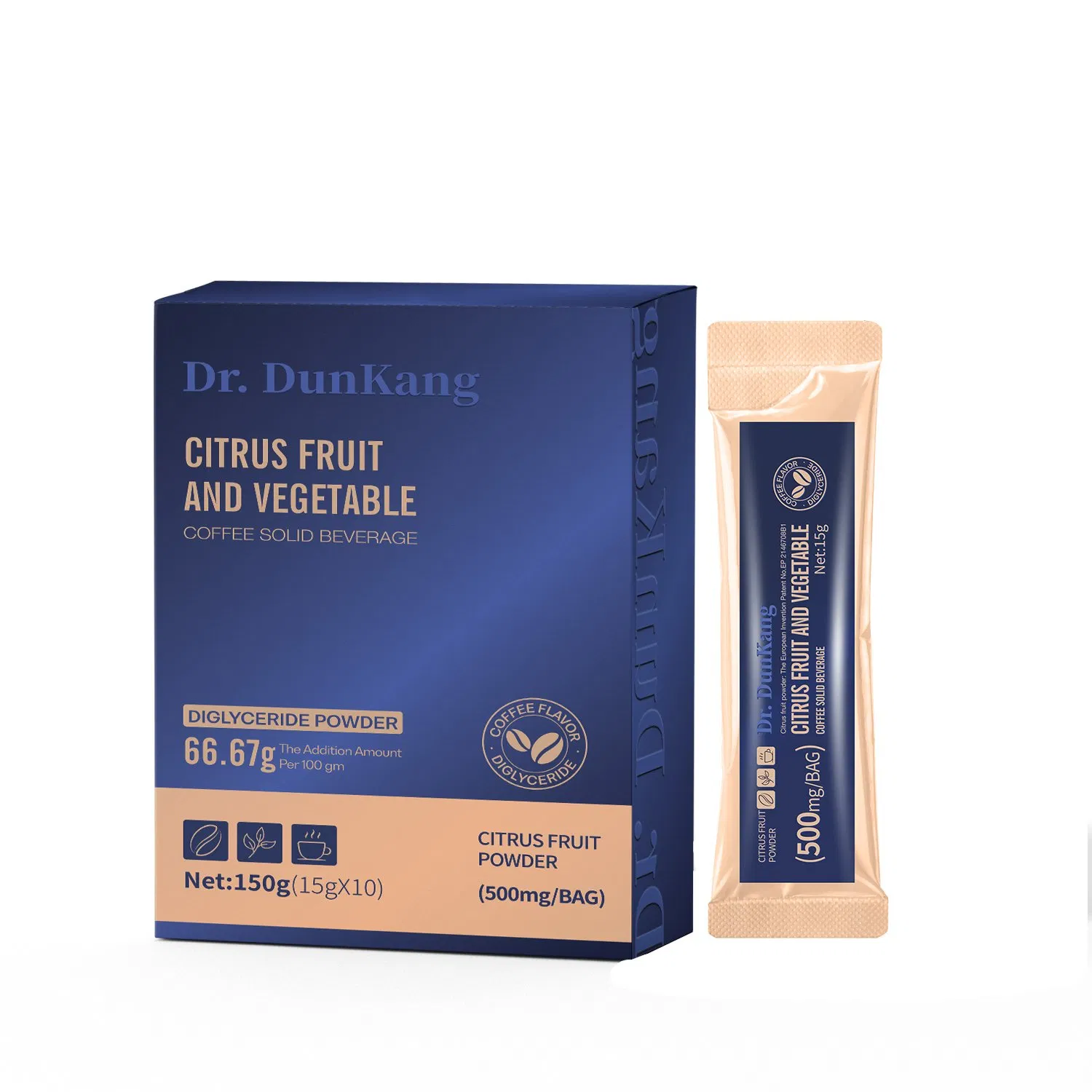 Weight Loss Slimming Light Burning Fat Citrus Fruitand Vegetable Coffee Solid Beverage Instant Coffee