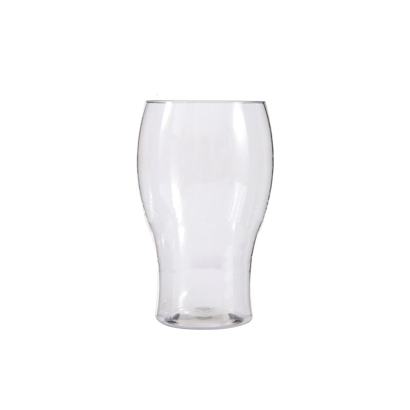 Clear Pet 12oz Beer Glass Durable Shatterproof Plastic Drinkware for Hospitality Wholesale